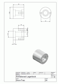 AntriebsradLagerbock